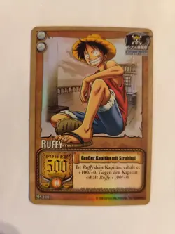 One Piece - Ruffy MS-C01 Holo TCG 1999 Karte Deutsch - Image 1