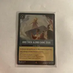 And Then Along Came Zeus - 195/204 - Rare - Cold Foil NM-Mint Disney Lorcana - Image 1