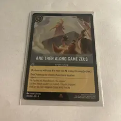 And Then Along Came Zeus - 195/204 - Rare - Cold Foil NM-Mint Disney Lorcana - Image 2