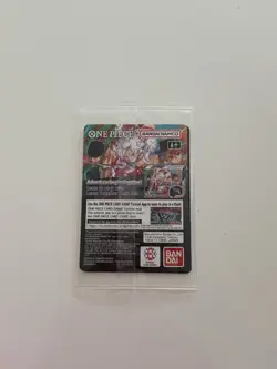 Bandai Namco One Piece CCG Monkey D. Luffy US Voyage Promo Card P-055 Power 5000 - Image 2