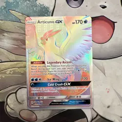 Pokemon Articuno GX 171/168 Secret Rainbow Rare Celestial Storm Card - Image 1