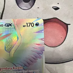 Pokemon Articuno GX 171/168 Secret Rainbow Rare Celestial Storm Card - Image 2