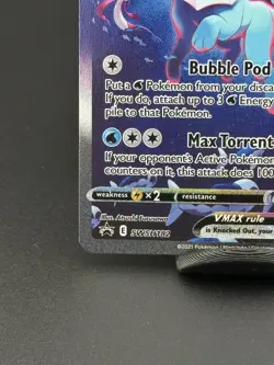 Vaporeon VMAX SWSH182 SWSH: Sword & Shield Promo Cards Holo NM - Image 5