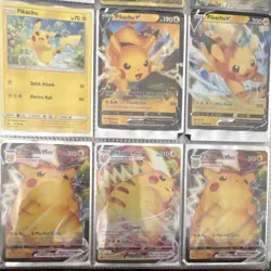 Pokemon Pikachu V VMAX Holo Card Lot - 6 English Singles - Image 1