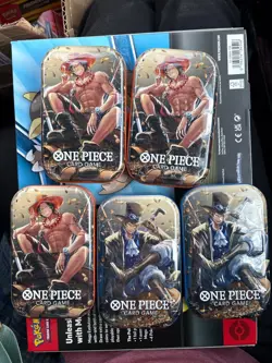 Bandai One Piece Card Game Tins Vol.2 OP-13 - Sealed Lot of 5 - Image 1
