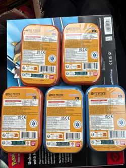 Bandai One Piece Card Game Tins Vol.2 OP-13 - Sealed Lot of 5 - Image 2