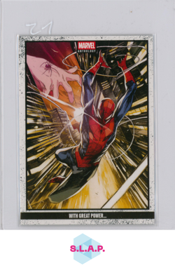 WITH GREAT POWER... PANINI MARVEL ANTHOLOGY PRESALE CARD 2025 ENGLISH - Image 1