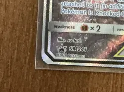 Pokemon TCG Umbreon Darkrai GX SM241 Tag Team Black Star Promo Holo Card - Image 3