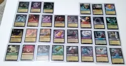 Disney Lorcana Lot of 30 Cards RARE AND SUPER RARE N-F & FOIL Chapter 2 NM - Image 1