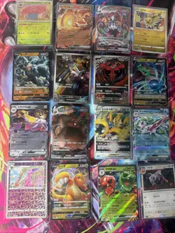 Pokemon 16 Card Lot nm V Max Mega Amazing Ex HOLO Rare Hits Only F41 - Image 1