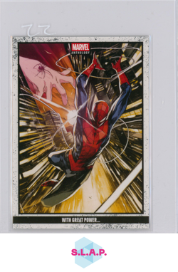 WITH GREAT POWER... PANINI MARVEL ANTHOLOGY PRESALE CARD 2025 ENGLISH - Image 1