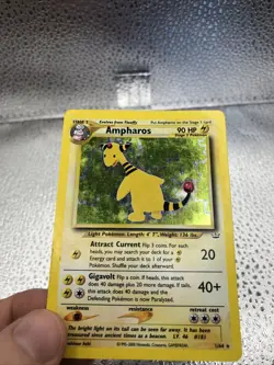 Ampharos - 1/64 - Neo Revelation Unlimited Holo Rare Card WOTC LP - Pokemon TCG - Image 3