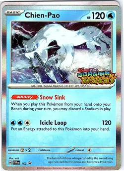 Chien-Pao - - SVP SV: Scarlet & Violet Promo Cards #152 Promo Holo NM - Image 1