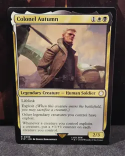 magic the gathering - Colonel Autumn - Legendary Creature - Human Soldier - Rare - Image 1