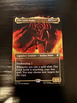 Fire Lord Azula (0334) (Borderless) Avatar: The Last Airbender Regular - Image 1