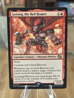 1x Gornog, the Red Reaper, Anime Art, Foundations Jumpstart MTG Free Shipping! - Image 1