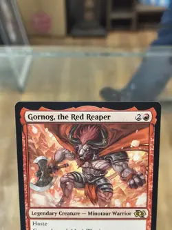 1x Gornog, the Red Reaper, Anime Art, Foundations Jumpstart MTG Free Shipping! - Image 2