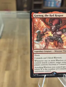 1x Gornog, the Red Reaper, Anime Art, Foundations Jumpstart MTG Free Shipping! - Image 5