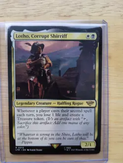 Lotho, Corrupt Shirriff 0213 -MTG - Lord of the Rings - LOTR - Magic – NM - Image 1
