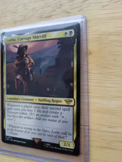 Lotho, Corrupt Shirriff 0213 -MTG - Lord of the Rings - LOTR - Magic – NM - Image 3
