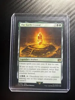MTG Magic the Gathering The Earth Crystal (184/764) Final Fantasy - Image 1