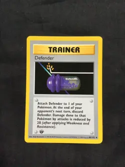 Pokemon Cards: Base Set 1st Edition Uncommon: Defender 80/102 - Image 1