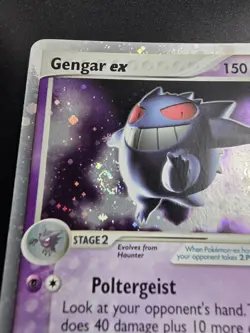 2004 Pokemon EX Fire Red & Leaf Green Gengar EX 108/112 With SWIRL - Very Nice - Image 2