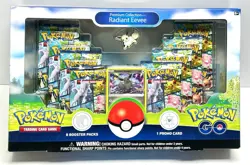 Pokemon Go Radiant Eevee Premium Collection Box New Sealed ( 8 Packs) - Image 1