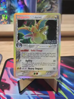 Pokemon Dragonite Delta Species Stamped 3/113 Reverse Holo Rare - Image 1