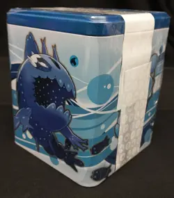 Pokemon TCG Stacking Tin Water New Sealed Wishiwashi Lapras - Image 1