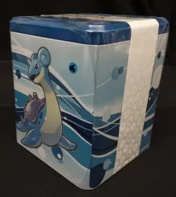 Pokemon TCG Stacking Tin Water New Sealed Wishiwashi Lapras - Image 3