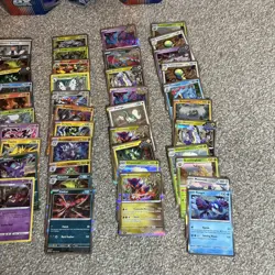 600x Pokemon Cards Bundle - 63 Holos multiple reverses + collection tins - Image 5