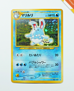 Pokemon Azumarill #184 Neo Genesis Japanese Holo - Image 1