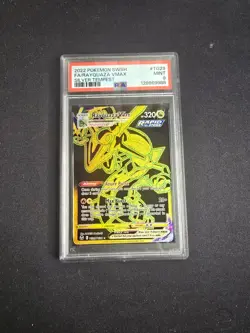 PSA 9 MINT 2022 Pokemon Rayquaza VMAX TG29 Secret Silver Tempest PSA 9 MINT - Image 1