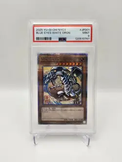2025 Yugioh Nyc1 Blue Eyes White Dragon Psa 9 - Image 1