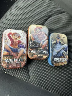 One Piece Tin Pack Set Vol 2| Factory Sealed 3 TIN LOT IN HAND Ready To Ship - Image 1