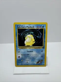 Pokemon TCG Sabrina's Psyduck MP Unlimited Gym Challenge 99/132 Regular Card - Image 1