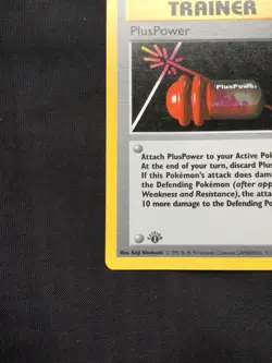 Pokemon Cards: Base Set 1st Edition Uncommon: PlusPower 84/102 - Image 5