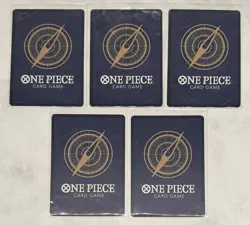 Chaka (Judge Pack Vol. 5) OP05-008 One Piece Promo (5x) Cards Gold Foil Stamp - Image 2