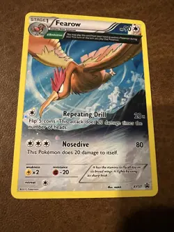 Pokemon Card TCG Fearow XY57 XY Black Star Promo 2015 Full Art Holo - Image 5