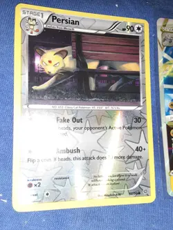 2015 POKEMON TCG ULTRA RARE REV HOLO CARD ANCIENT ORIGINS PERSIAN 62/98 MINT - Image 1