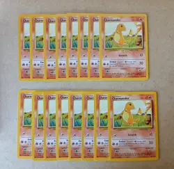 Pokemon TCG Charmander 46/102 Base Set 16x Card Lot LP Condition - Image 1