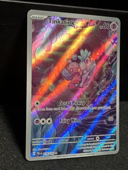 Pokemon TCG Tinkatink Scarlet & Violet Paldea Evolved Holo Card 216/193 - Image 2