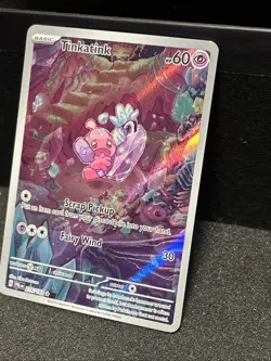 Pokemon TCG Tinkatink Scarlet & Violet Paldea Evolved Holo Card 216/193 - Image 3