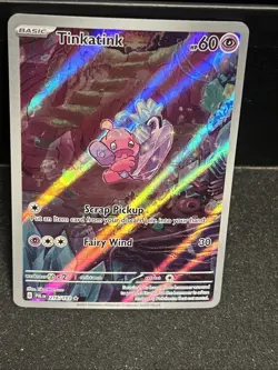Pokemon TCG Tinkatink Scarlet & Violet Paldea Evolved Holo Card 216/193 - Image 4