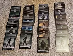 ZOMBIE TOKEN MTG Magic the Gathering Cards LOT 100x NM Zombie Army - Image 1