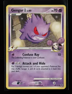 Gengar GL 40/111 Uncommon Non Holo Rising Rivals Pokemon Card - Image 1