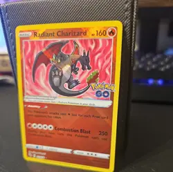 Pokemon Card Radiant Charizard 011/078 Pokemon GO Holo Radiant Rare NM - Image 5