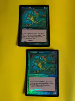 Skyshroud Cutter x2 Best MTG 2 Card. OLD VINTAGE FOIL. NEMESIS. - Image 1
