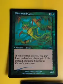 Skyshroud Cutter x2 Best MTG 2 Card. OLD VINTAGE FOIL. NEMESIS. - Image 4